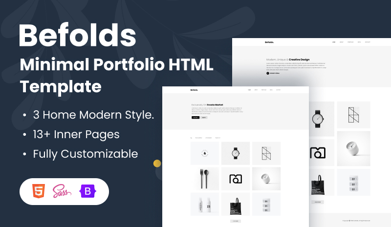 Befolds html - Befolds - Minimal Portfolio Template