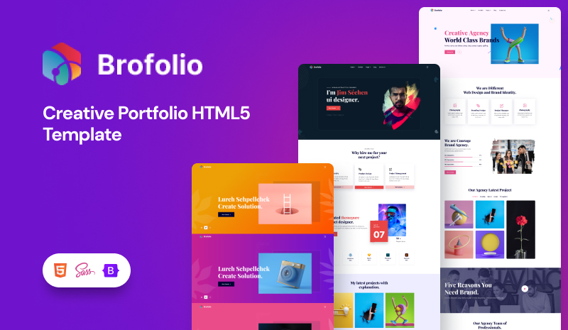 Brofolio HTML - Brofolio - Creative Portfolio HTML5 Template