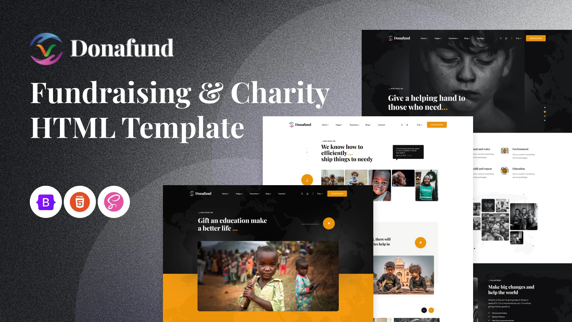 Donafund HTML - Donafund – Fundraising & Charity HTML Template