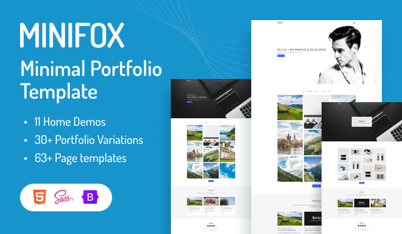 MiniFox html - MiniFox – Minimal Portfolio Template