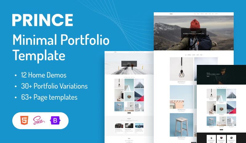 Prince html - Prince - Minimal Portfolio Template