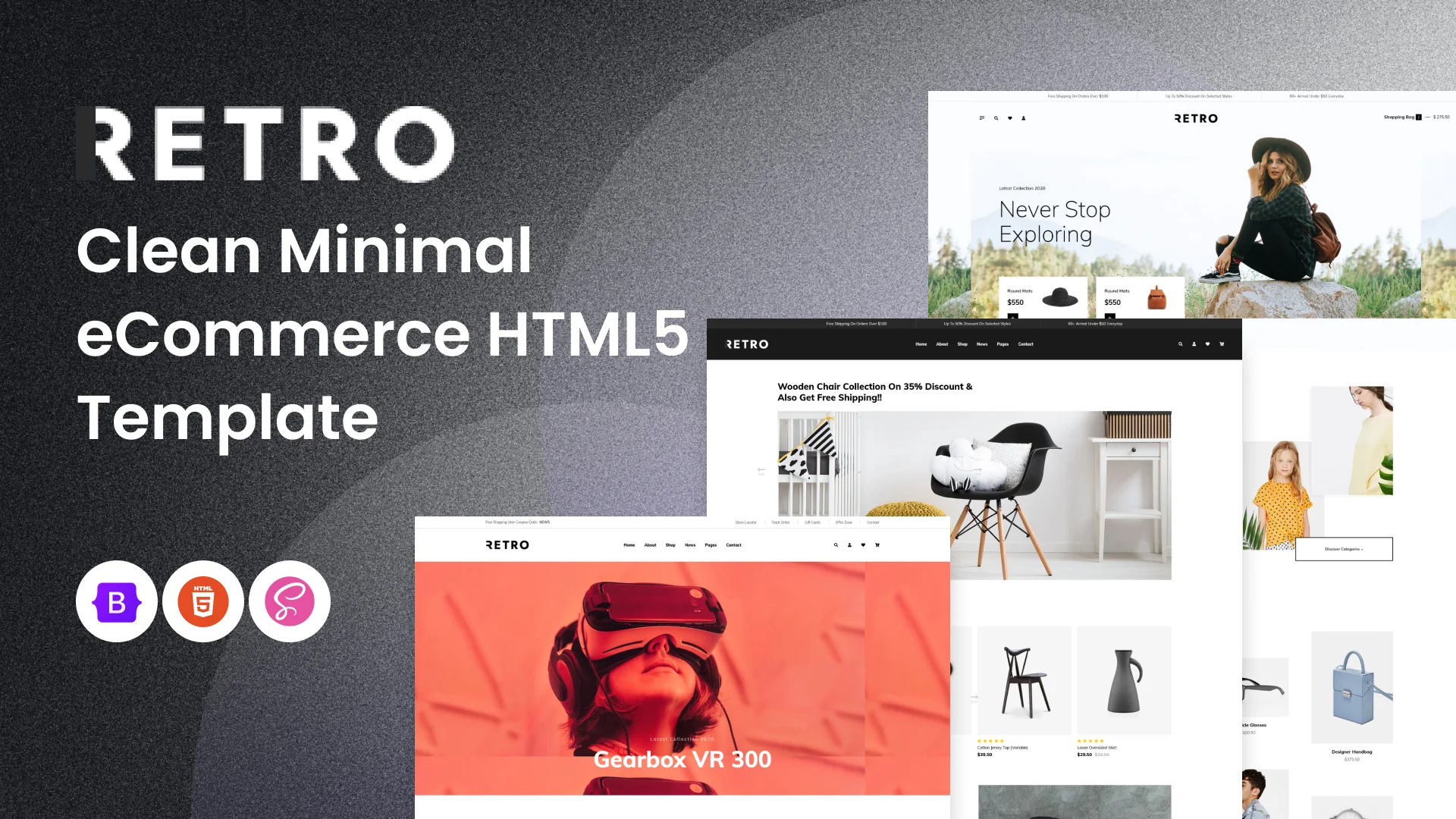 Retro HTML - Retro - Clean Minimal eCommerce HTML5 Template