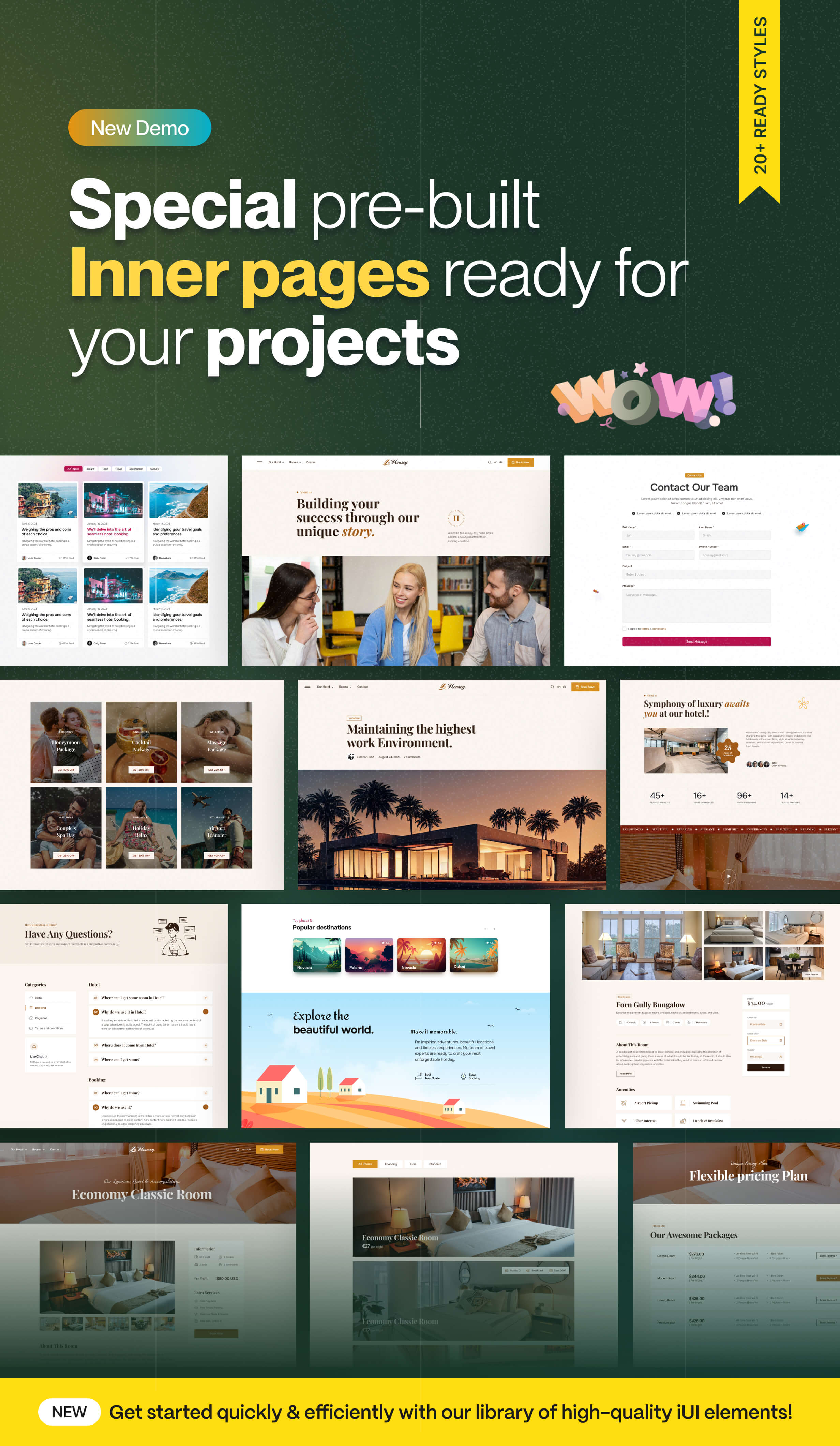 Housey - Resort Hotel WordPress Theme