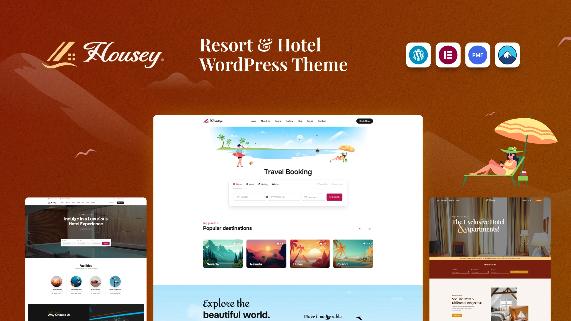 Housey WP - Housey - Resort & Hotel WordPress Theme