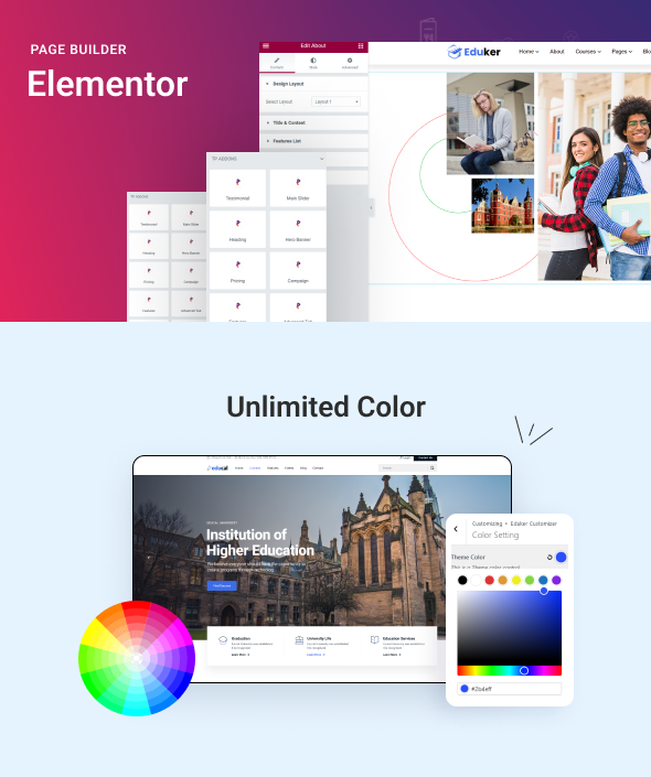 Eduker – Education WordPress Theme 