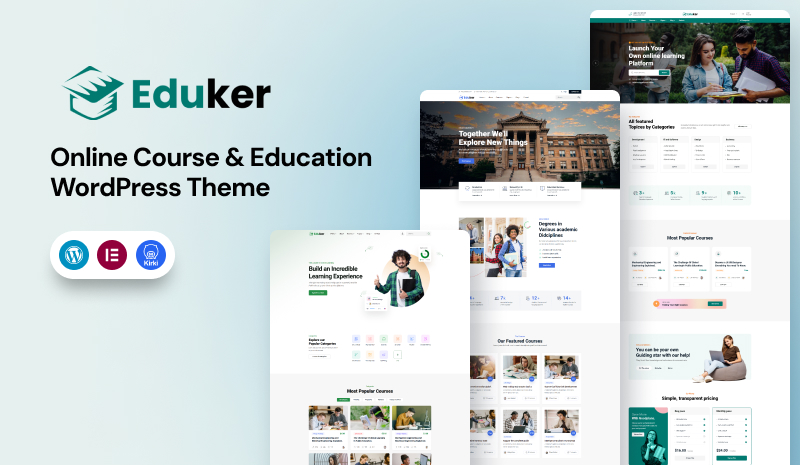 Eduker WP - Eduker – Education WordPress Theme