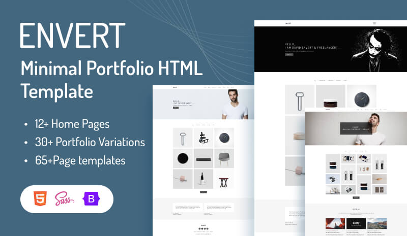 Envert html - Envert - Minimal Portfolio HTML Template