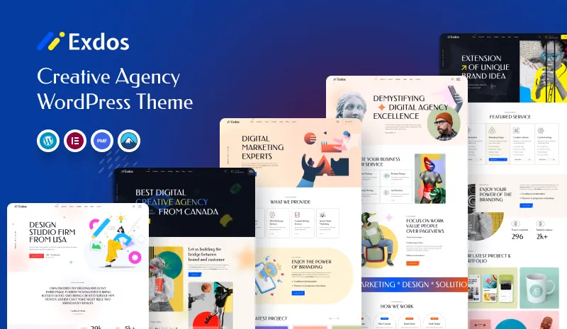 - Exdos - Digital Agency WordPress Theme