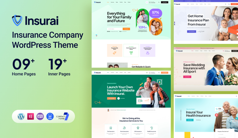 Insurance Company WordPress Theme