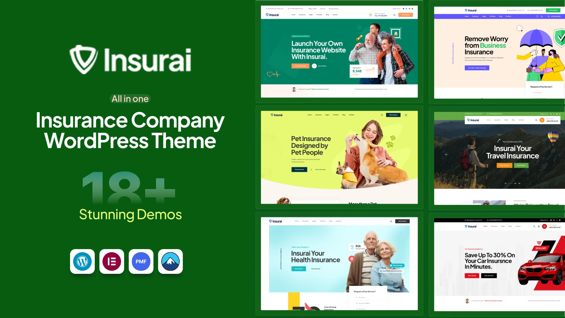 Insurai WP - Insurai - Insurance Company WordPress Theme