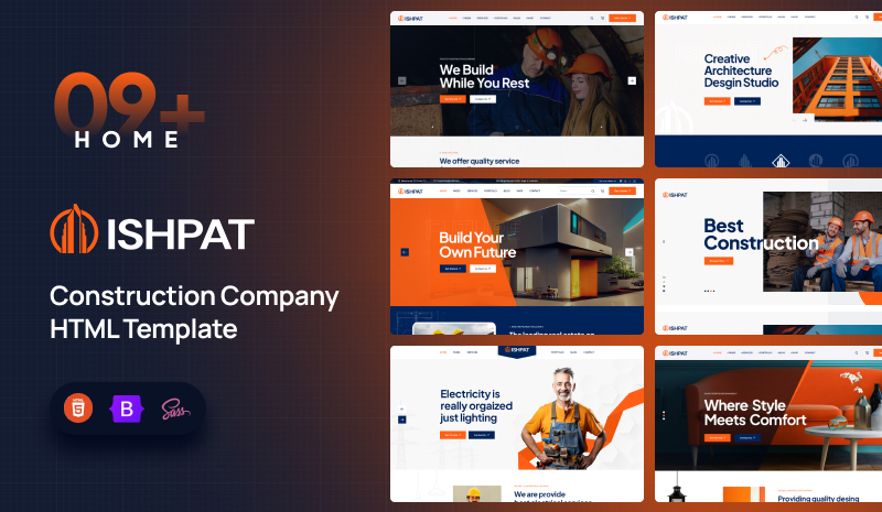 Ishpat HTML - Ishpat – Construction HTML Template