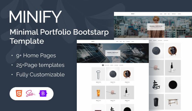 Minify html - Minify - Minimal Portfolio Bootstarp Template