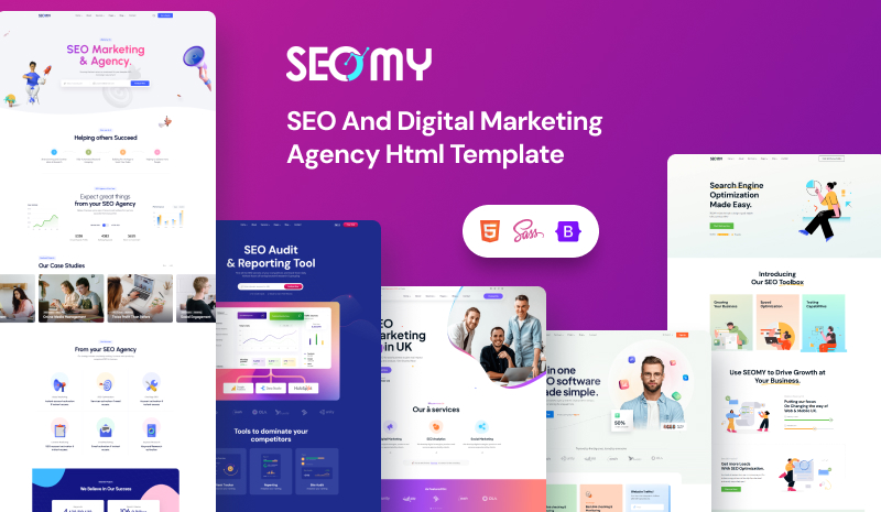 Seomy HTML - SEOMY - SEO And Digital Marketing Agency Html Template