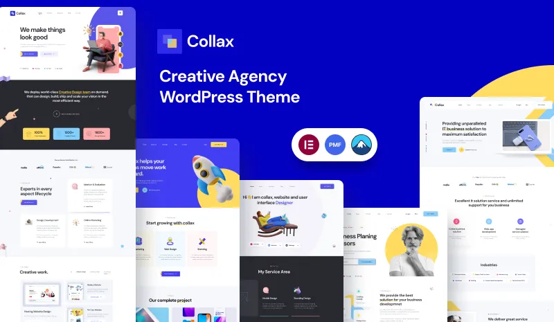 - Collax - Creative Agency WordPress Theme