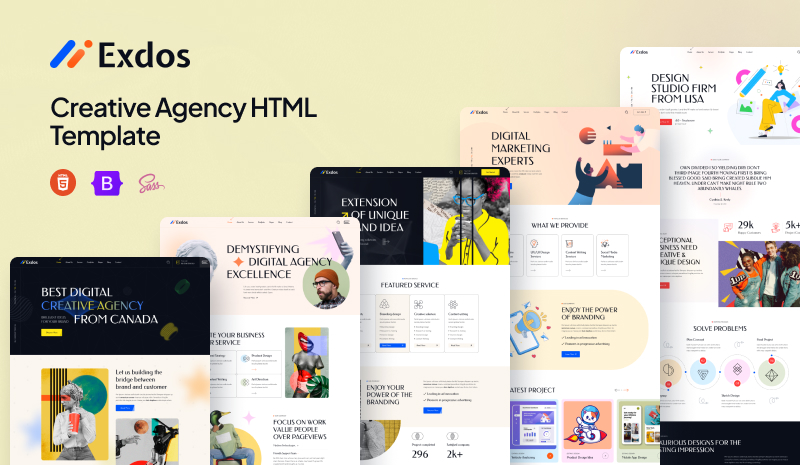 - Exdos - Creative Agency HTML Template