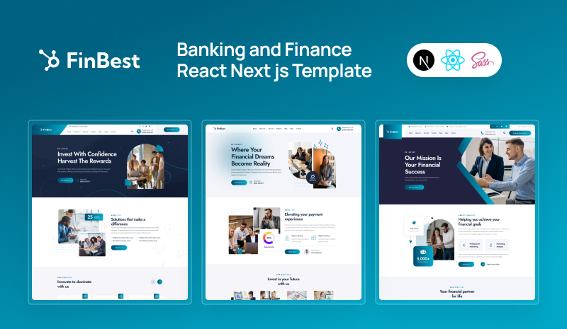 Finbest React Next Js 1 - Eduker - React Next JS Online Course & Education Template