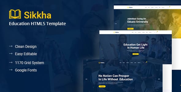 Top Education Landing Page Template HTML