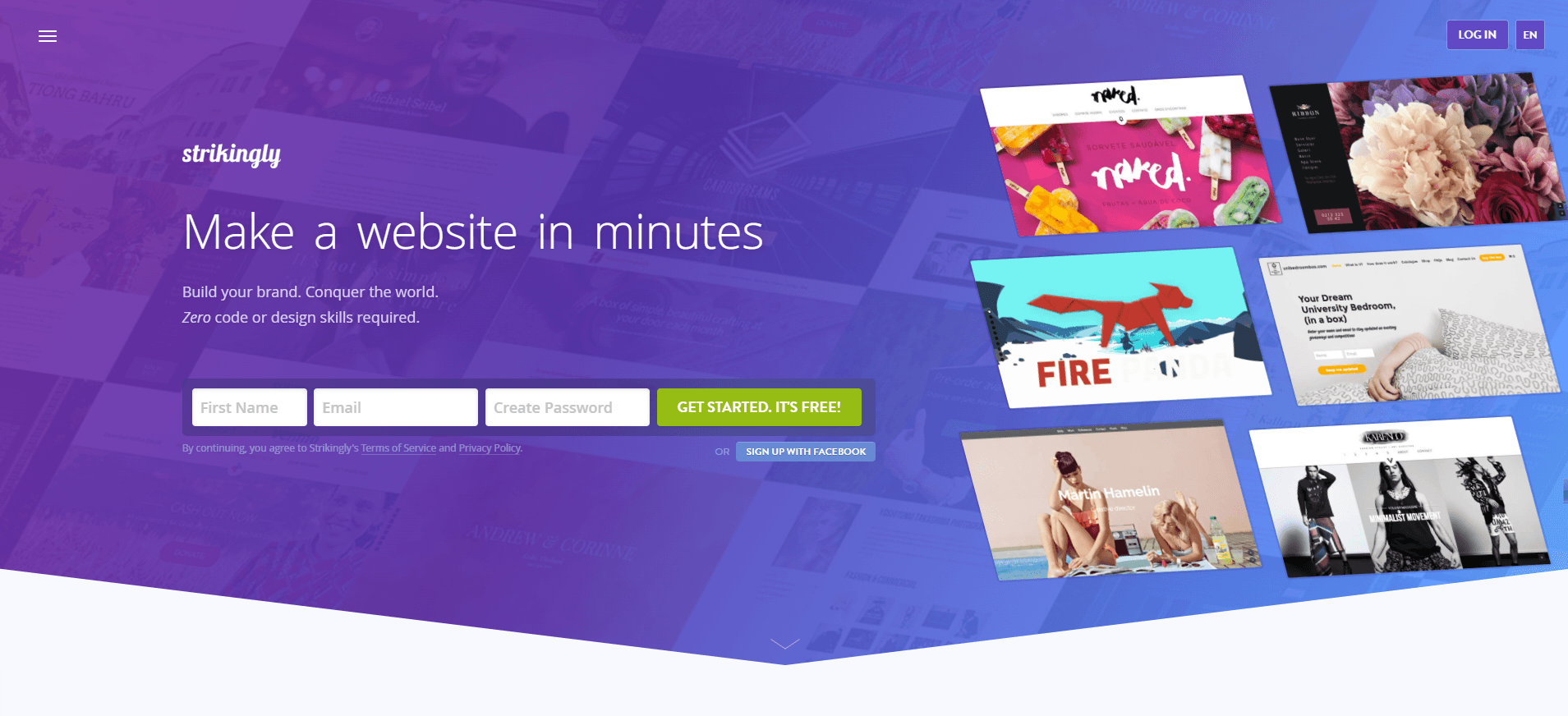 Strikingly - Best Free Website Builders
