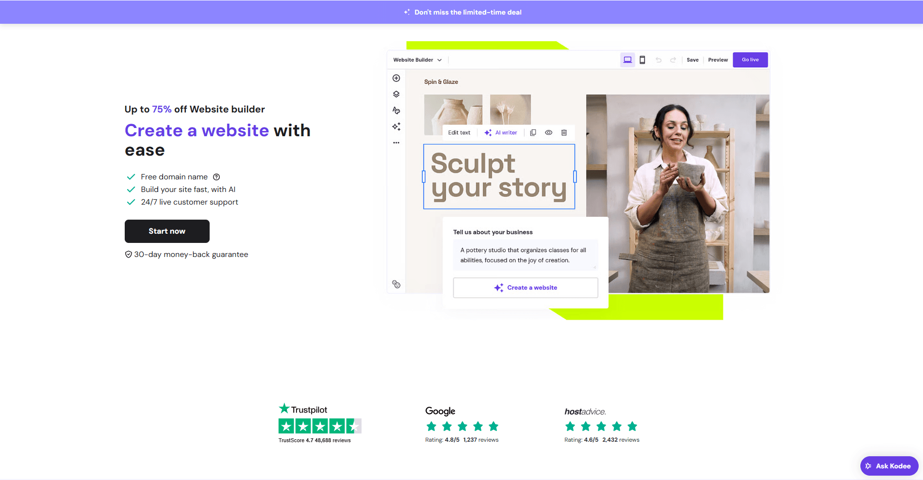 image 11 - 10 Best AI Website Builders