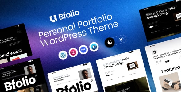Bfolio - Digital Agency & Creative Portfolio WordPress Themes