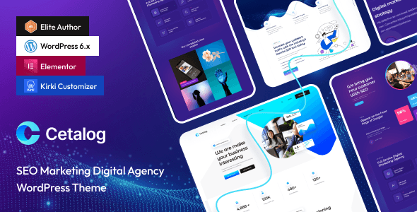 Cetalog - Digital Agency & Creative Portfolio WordPress Themes