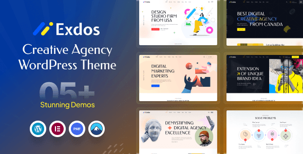 Exdos - Digital Agency & Creative Portfolio WordPress Themes