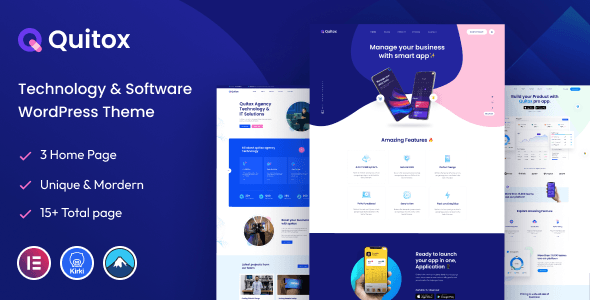 Quitox - Digital Agency & Creative Portfolio WordPress Themes