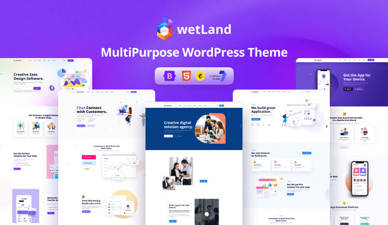Wetland – MultiPurpose WordPress Theme