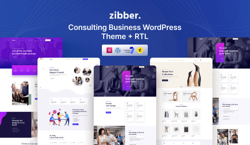Zibber – Consulting Business WordPress Theme