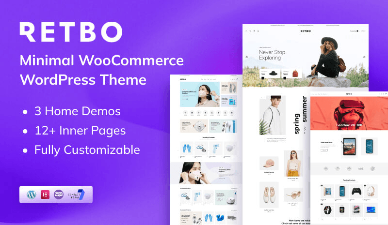 Retbo – Minimal WooCommerce WordPress Theme