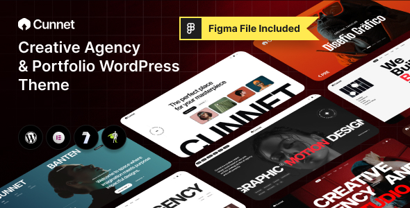 preview - Cunnet - Digital Agency and Portfolio WordPress Theme