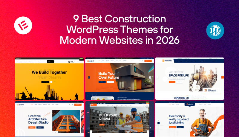 9 Best Construction WordPress Theme for Modern Websites