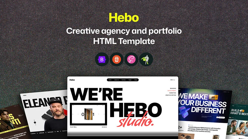 HEBO HTML - Hebo - Creative Agency & Portfolio HTML Template