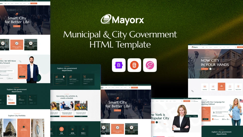 - Mayorx - Municipal & City Government HTML Template