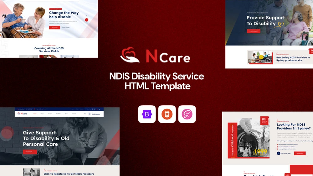 Ncare HTML - Ncare - NDIS Disability Service HTML Template