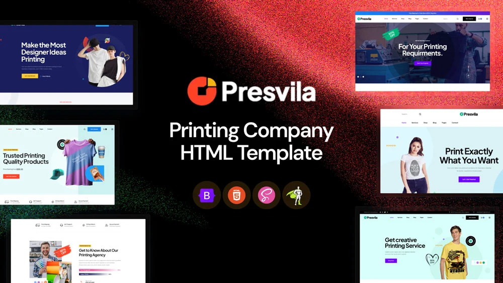 Presvila - Printing Company HTML Template
