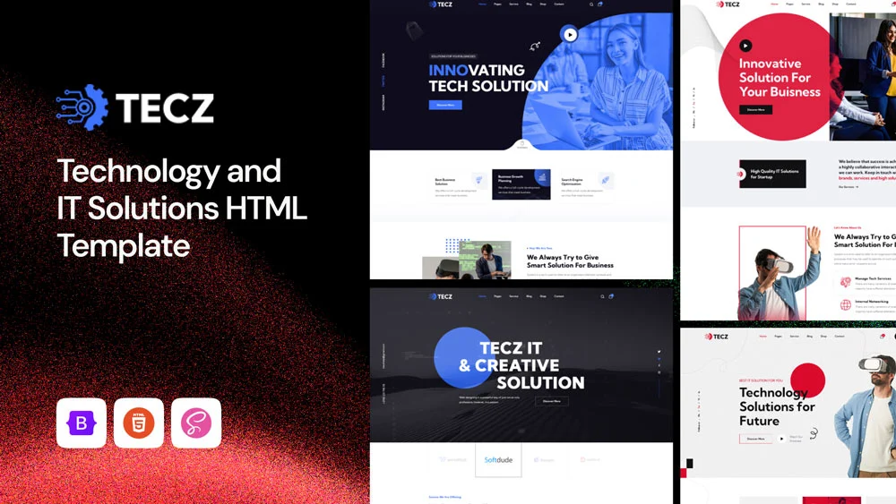 Tecz HTML - Tecz - Technology & IT Solutions HTML Template