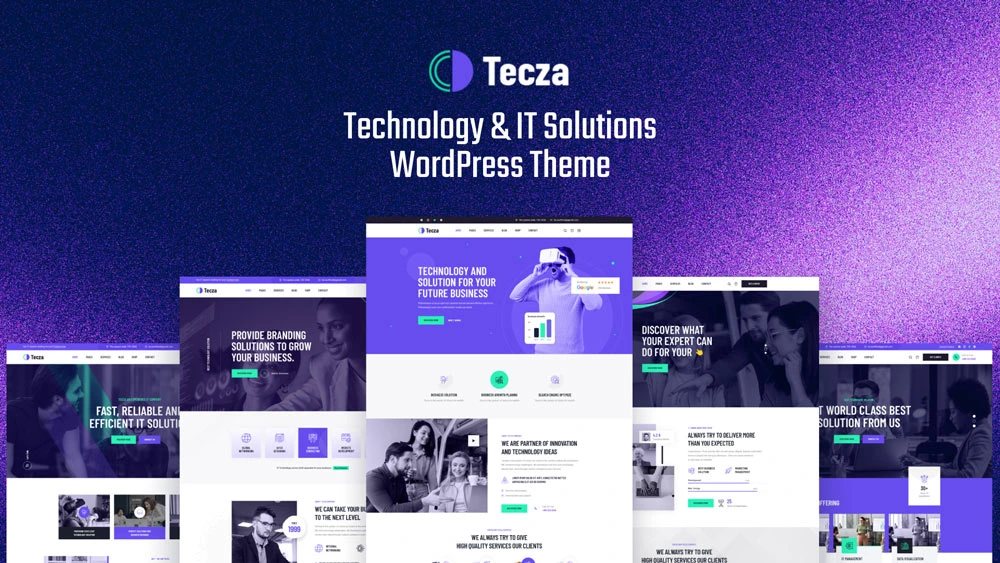 Tecza – Best Technology & IT Solutions HTML Template 2026