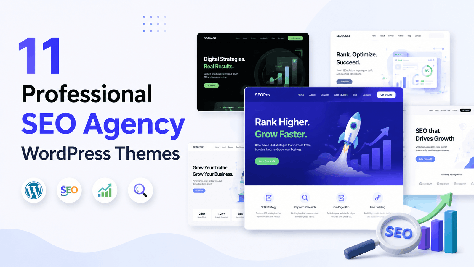 10 Professional SEO Agency WordPress Themes 2026