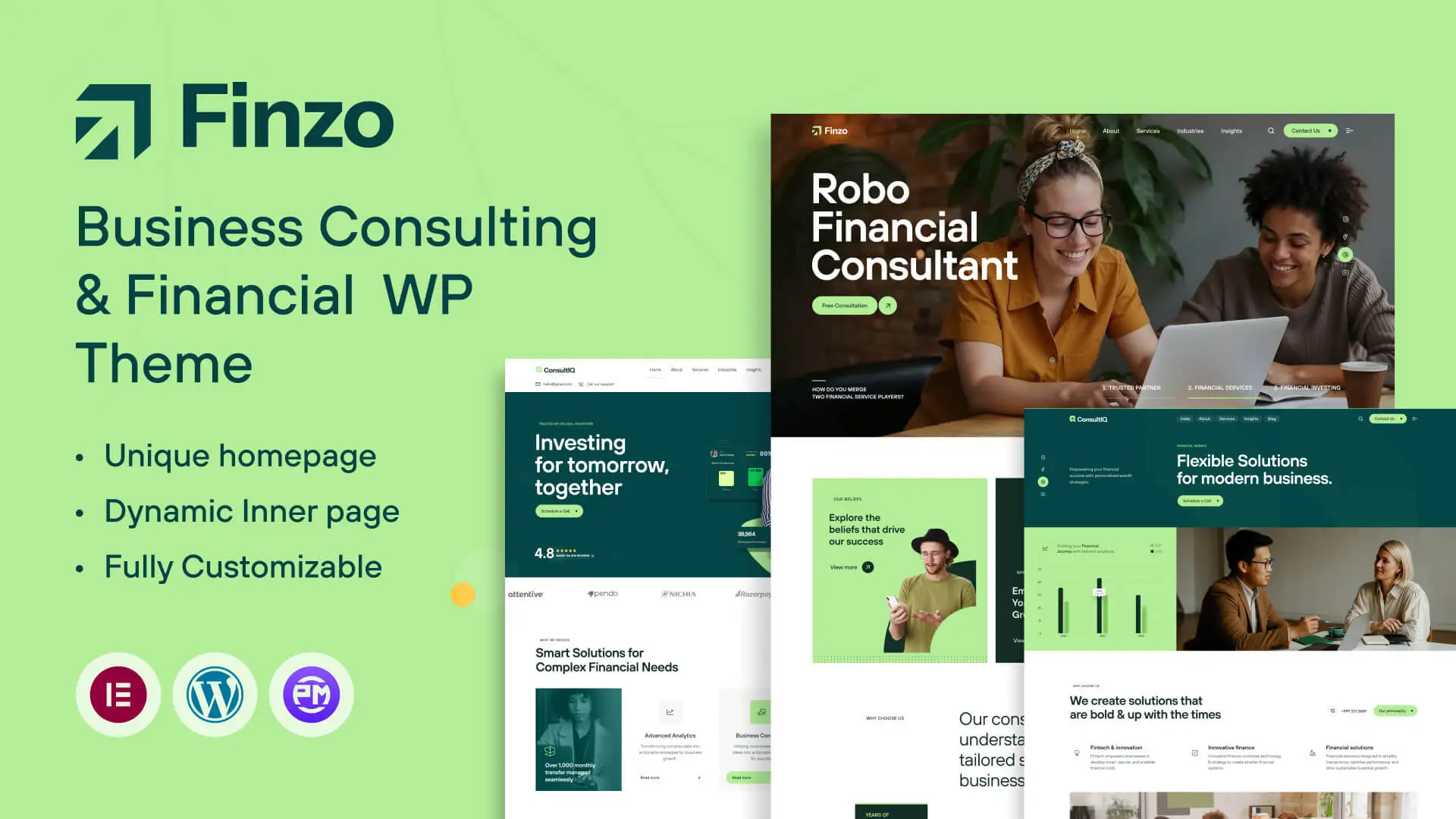 Finzo WP 1 - Finzo – Finance, Investment & Business WordPress Theme