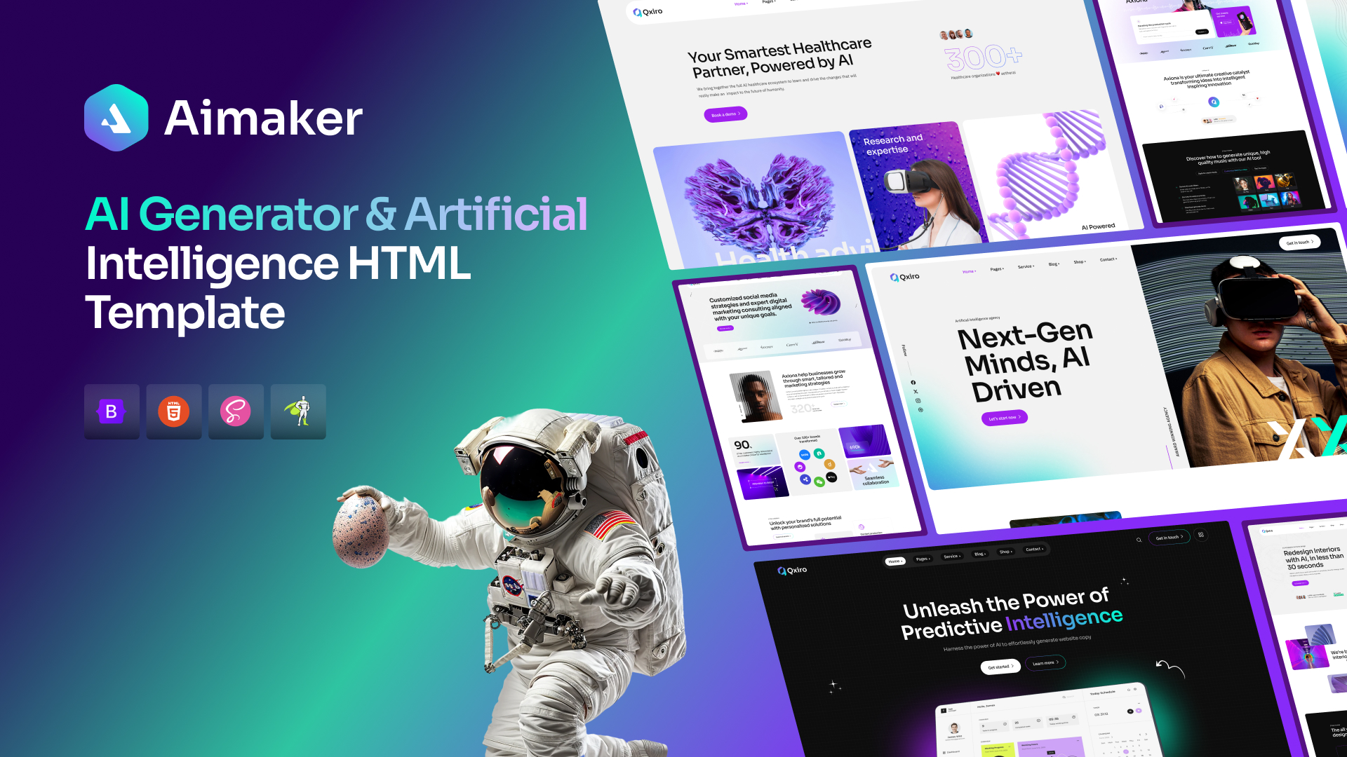 Aimaker HTML - Aimaker - Ai Agency Technology HTML Template