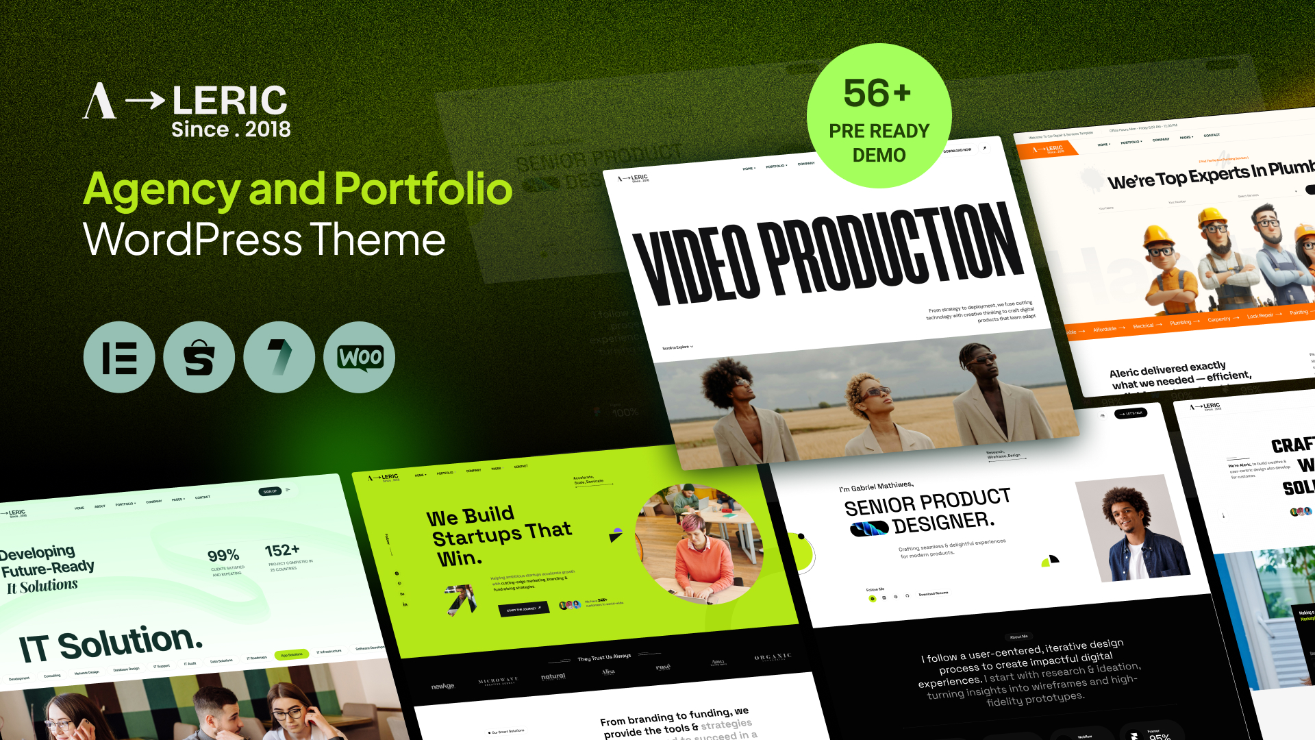 Aleric WP - Aleric - Digital Agency and Portfolio WordPress Theme