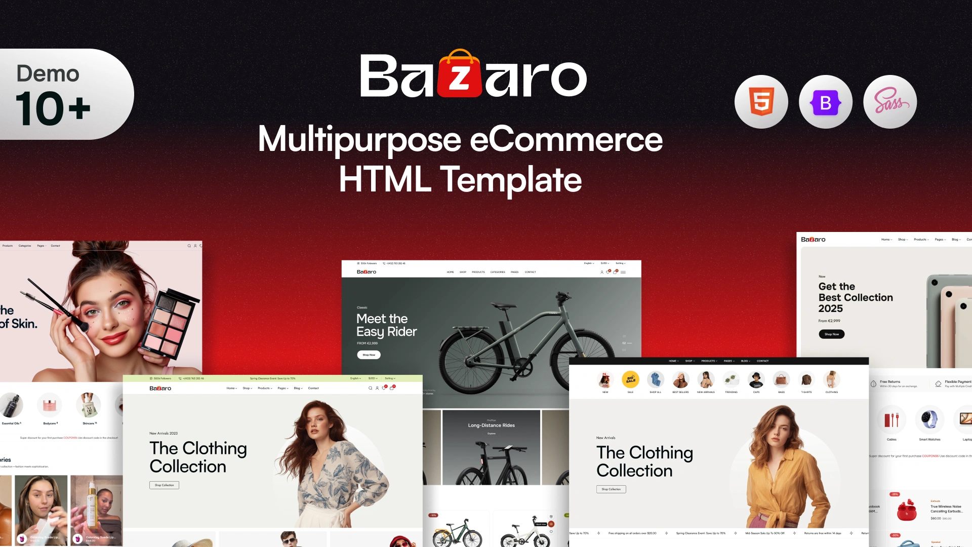 Bazaro HTML - Bazaro – Complete eCommerce HTML Template
