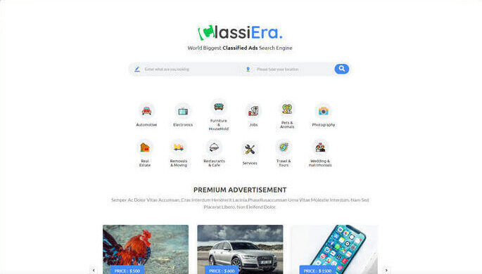 Classiera Classified Ads WordPress Theme e1784664688907 - Top 12 Classified Ads WordPress Themes for Any Listing Website (2026)