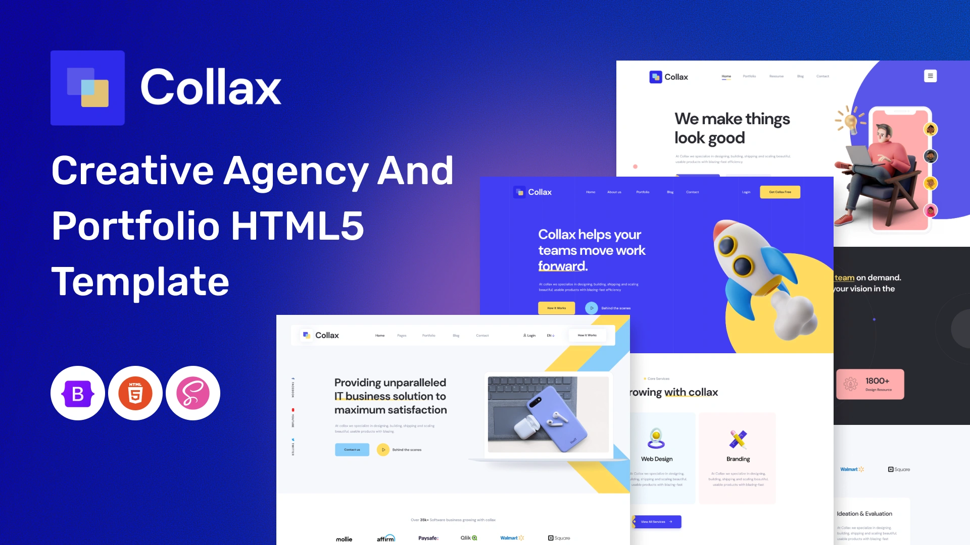 - Collax - Creative Agency And Portfolio HTML5 Template