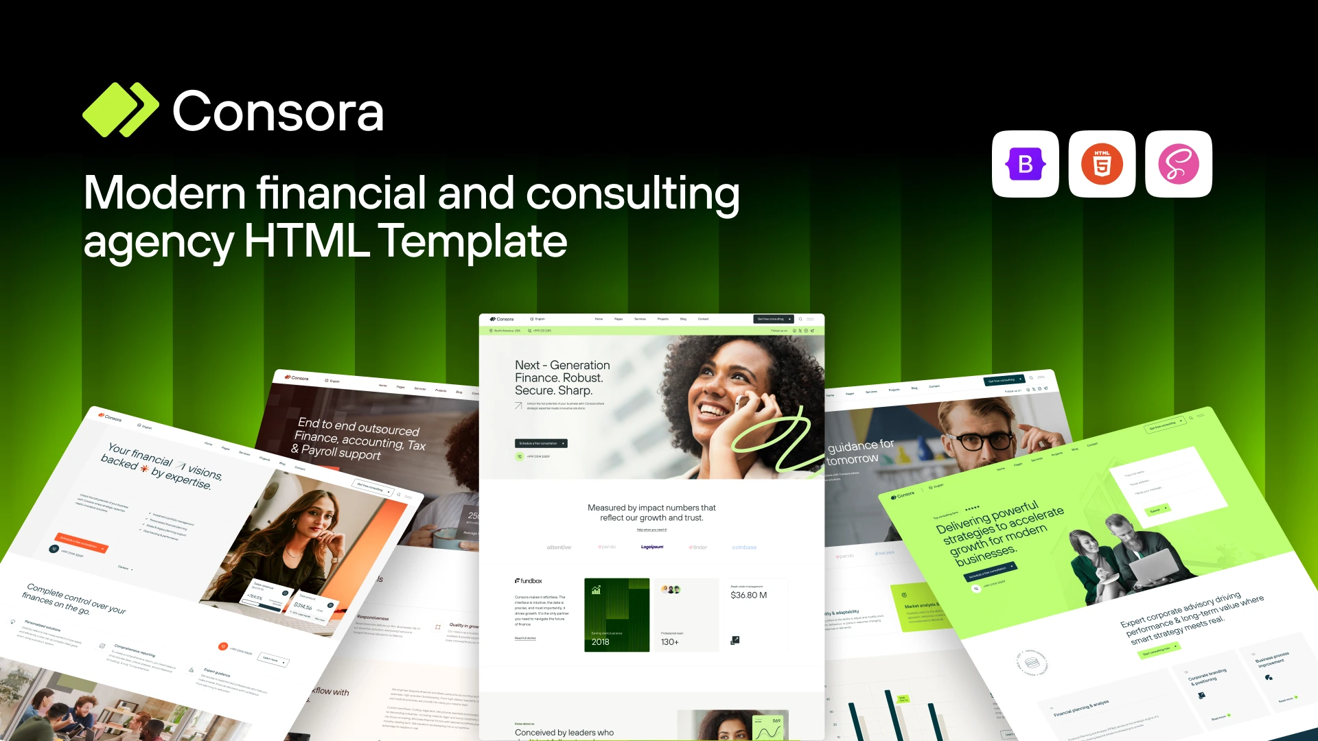 Consora html - Consora - Business Finance & Consulting HTML Template