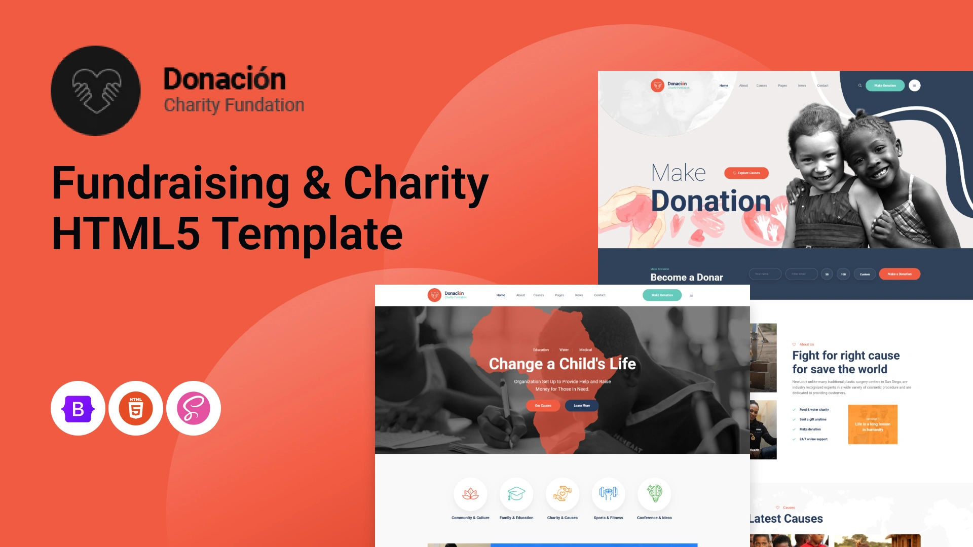 Donakion HTML - Donacion - Fundraising & Charity HTML5 Template