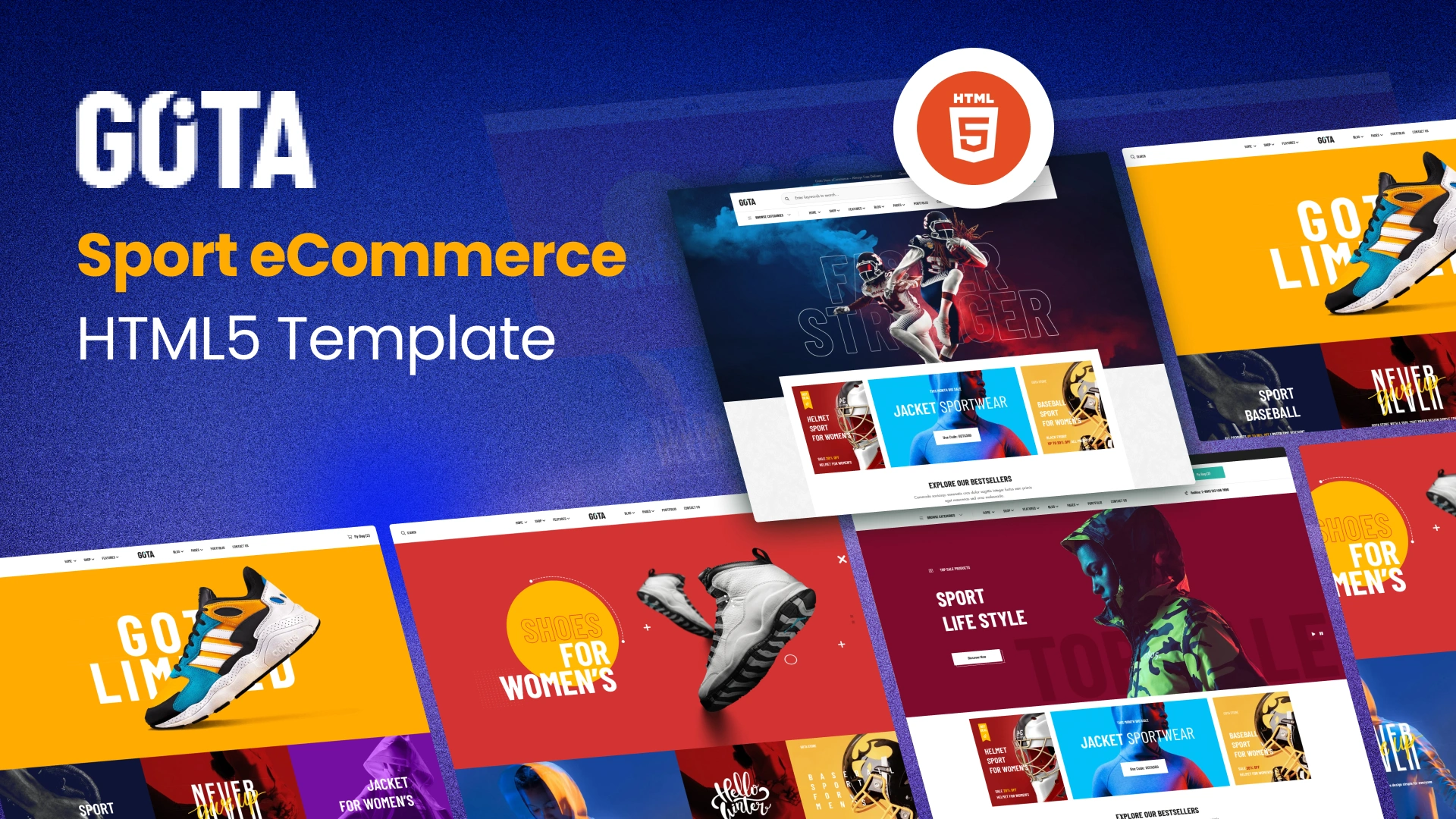 Gota HTML - Gota - Sport eCommerce HTML5 Template