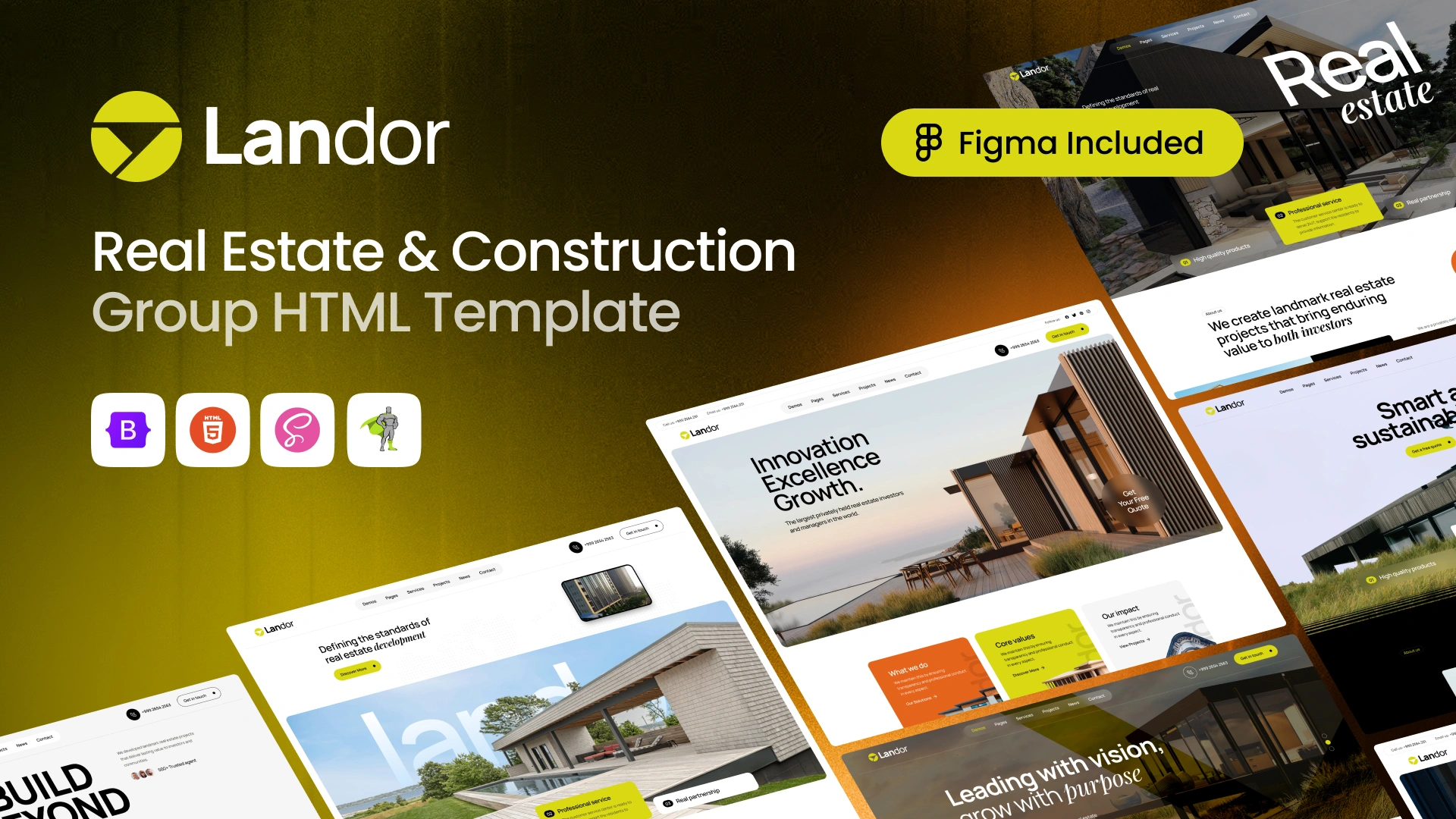 Landor HTML - Landor – Modern Real Estate & Property Listing HTML Template
