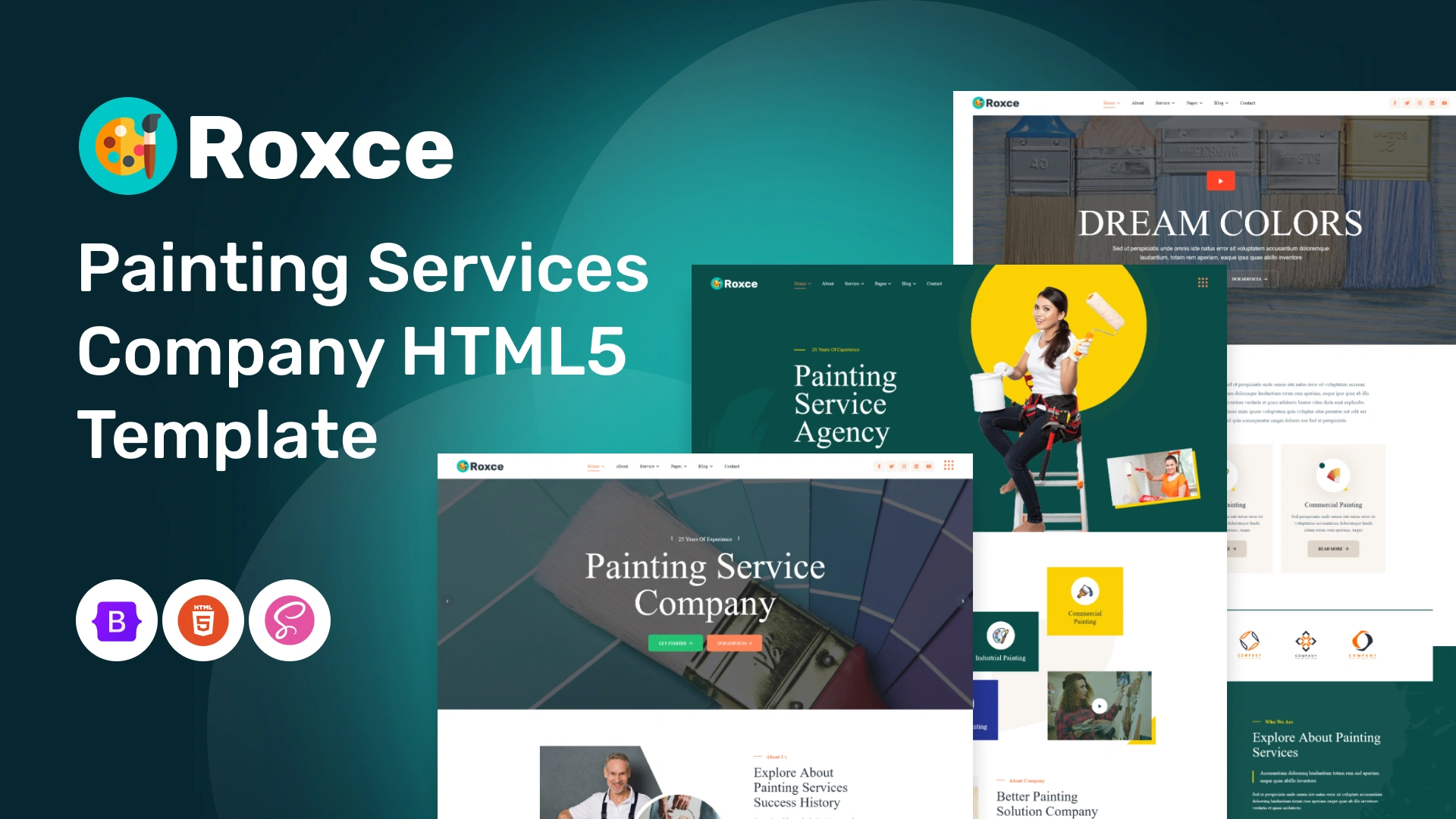 - Roxce – Painting Services Company HTML5 Template